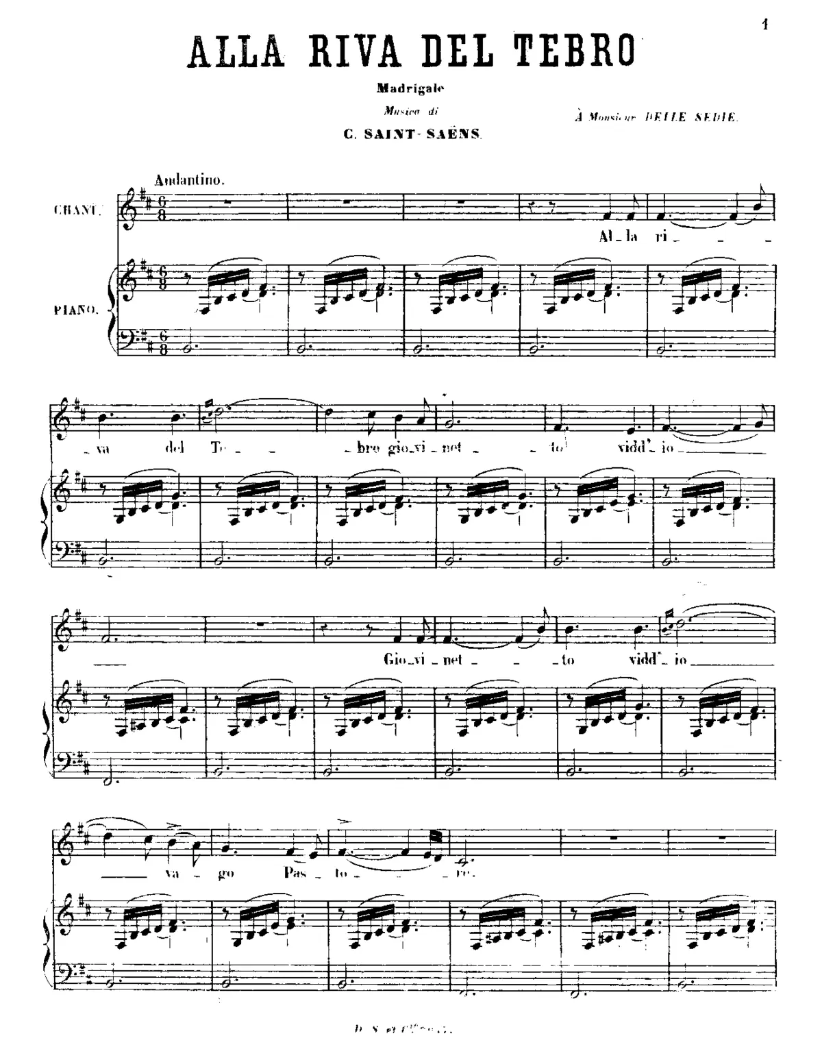 Alla riva del Tebro - Page 1