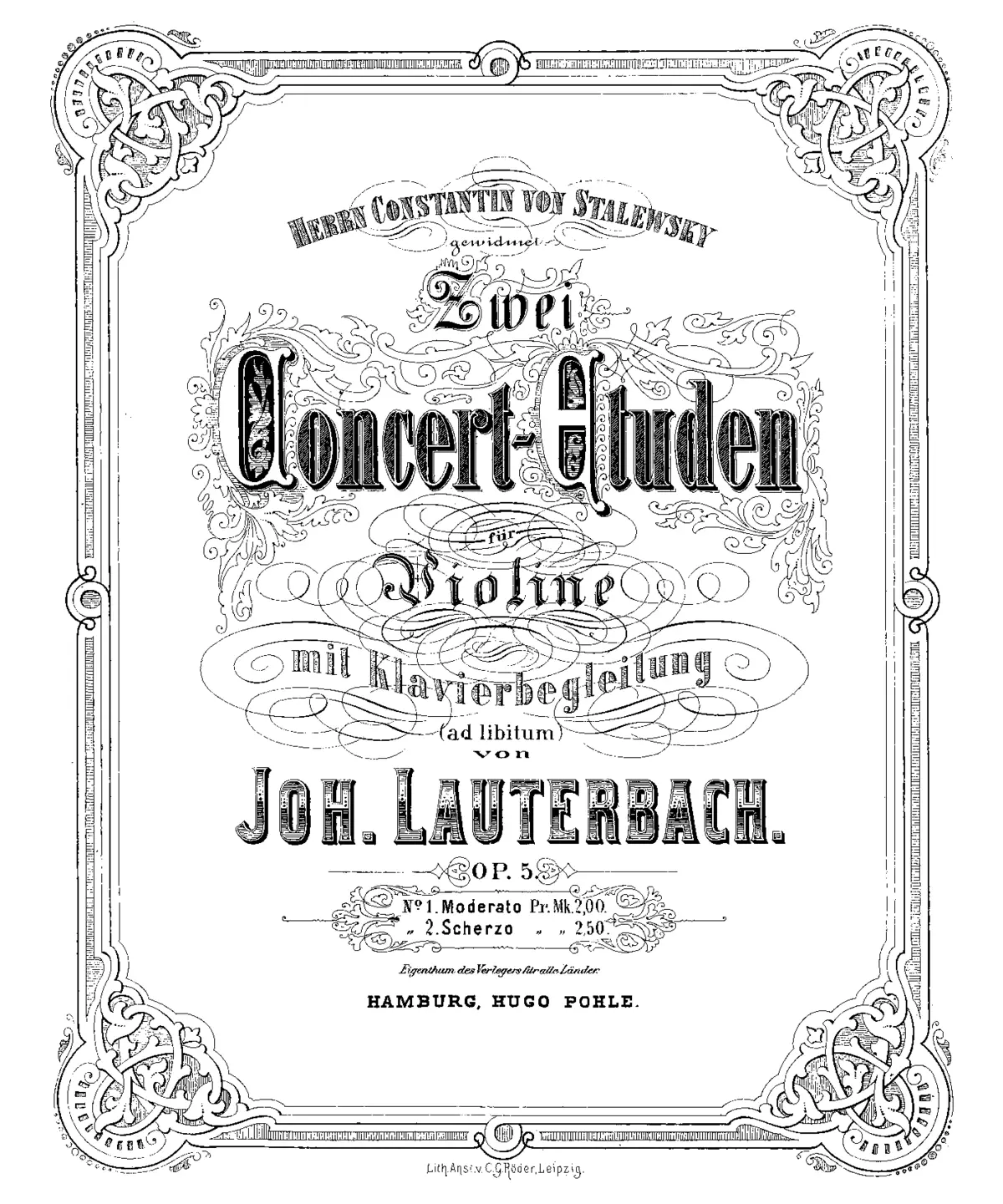 2 Concert-Etuden - Page 1