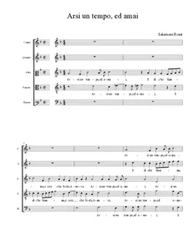 Arsi un tempo, ed amai