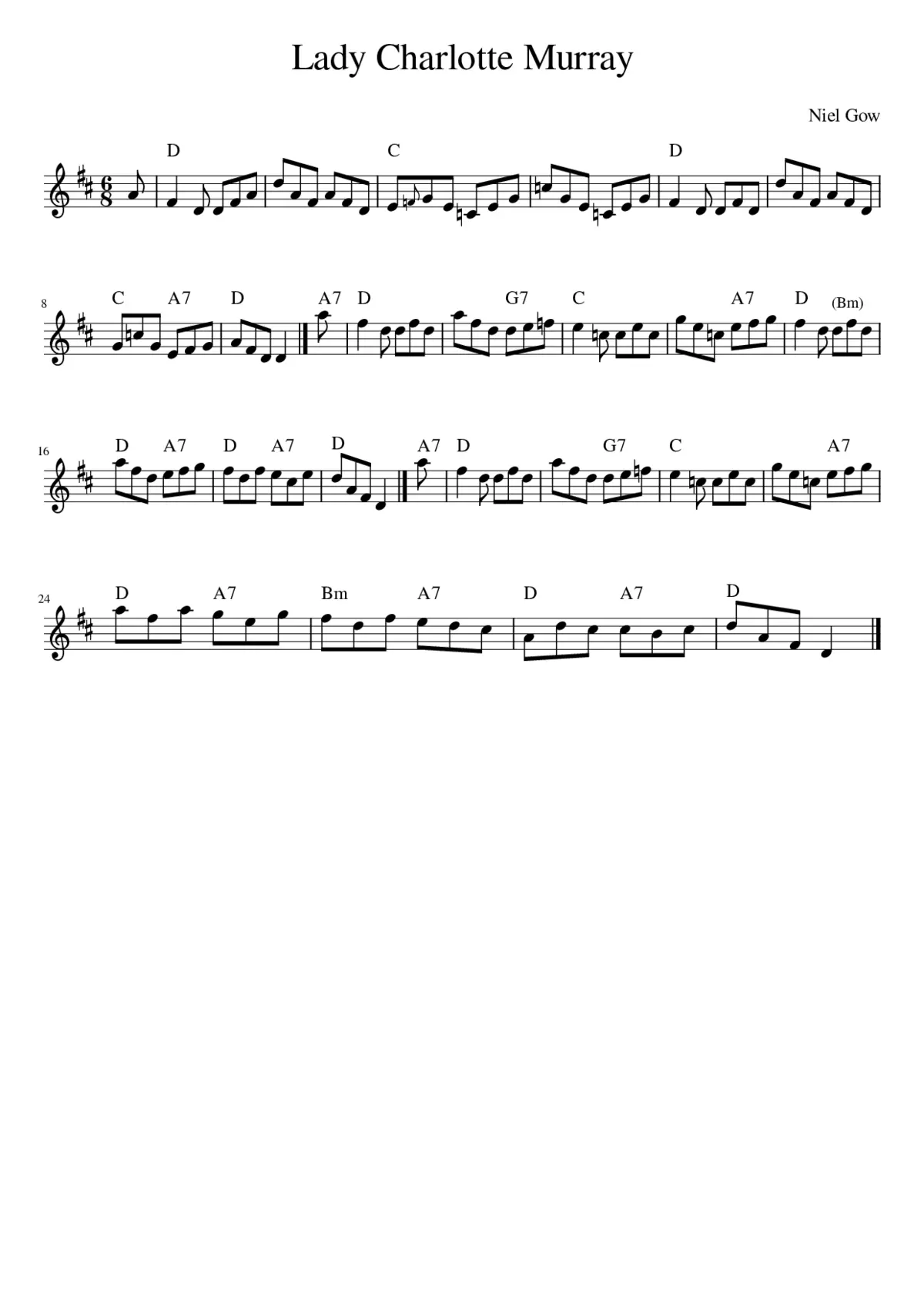 LADY CHARLOTTE MURRAY - Page 1