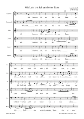 Mit Lust tret ich an diesen Tanz