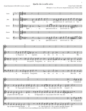 Quella ch'in mille selve