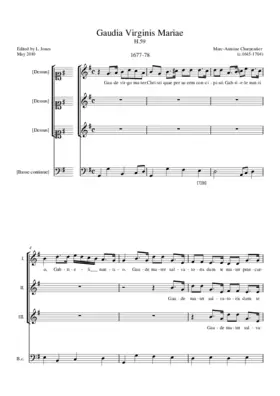 Gaudia Virginis Mariae H 59