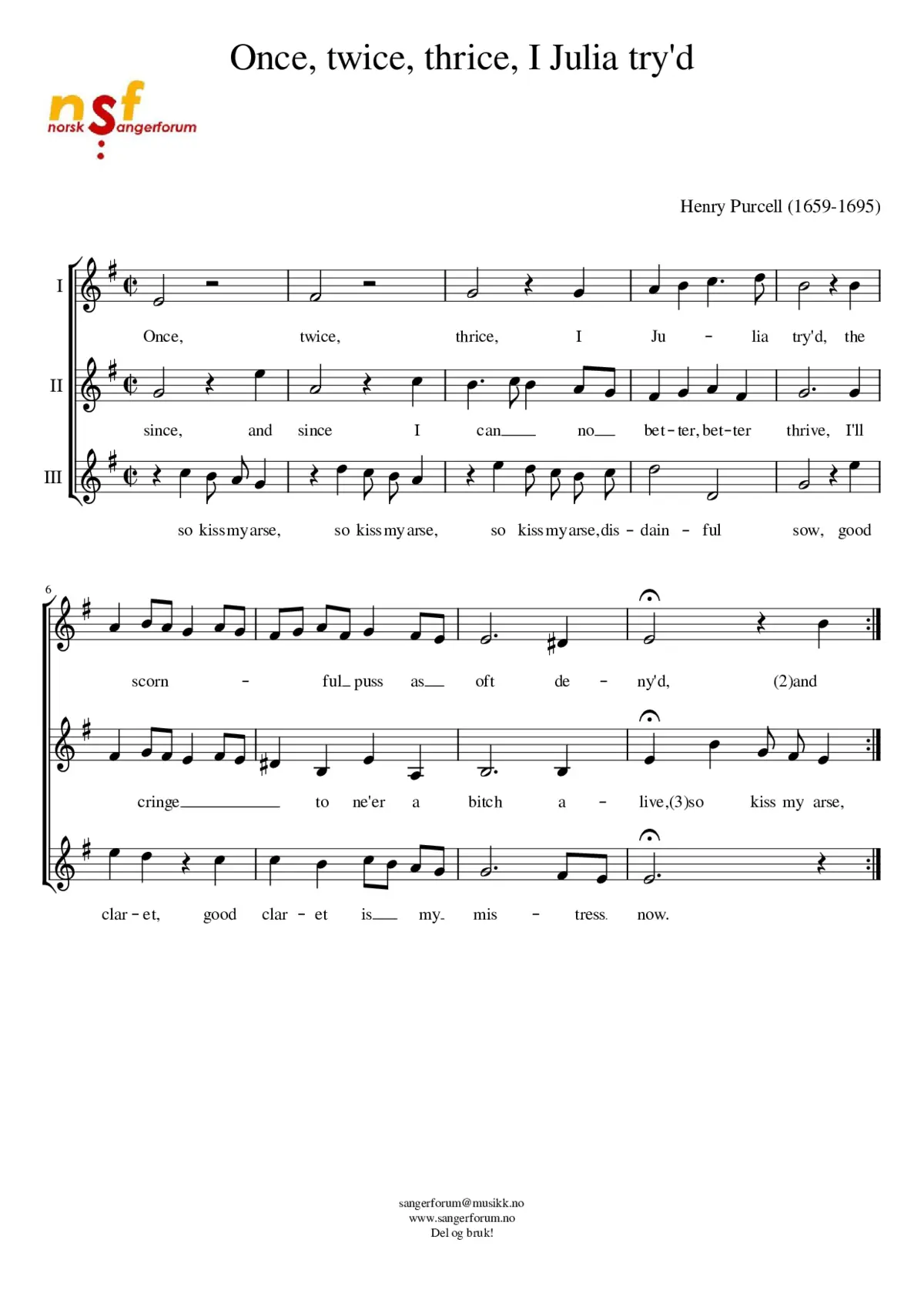 Once twice thrice I Julia try'd - Page 1