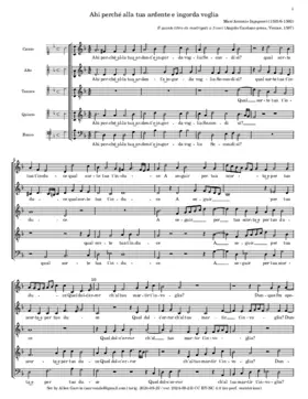 Ahi perché alla tua ardente e ingorda voglia