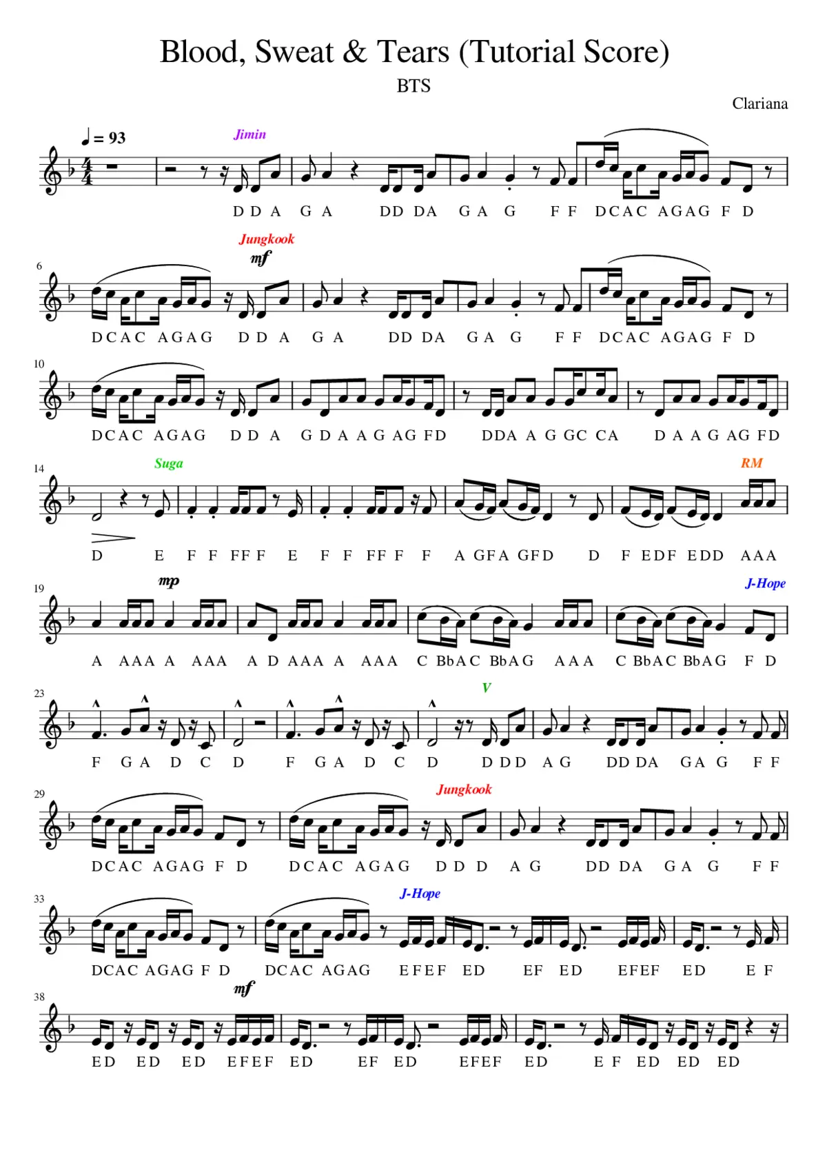 blood sweat and tears - Page 1