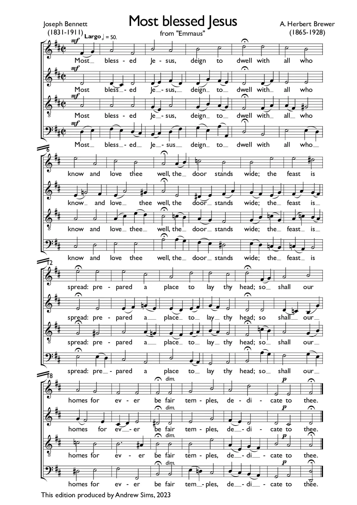 Most blessed Jesus - Page 1