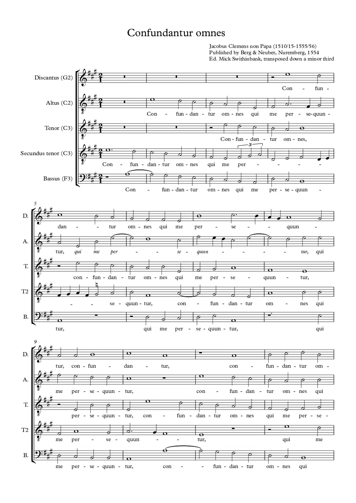 Confundantur omnes - Page 1