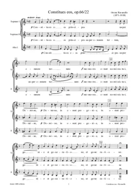 Constitues eos, op. 66/22