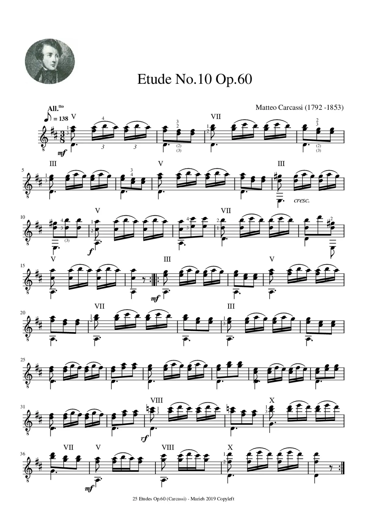 Etudes Op.60 - Page 1