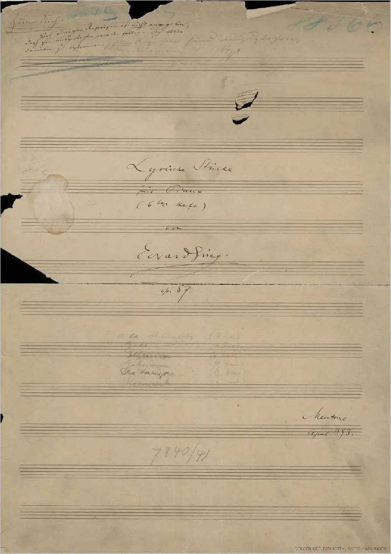 Lyric Pieces - Page 1