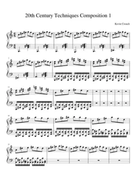 20th Century Techniques Composition 1 Rough Draft