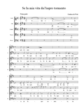 Se la mia vita da l'aspro tormento