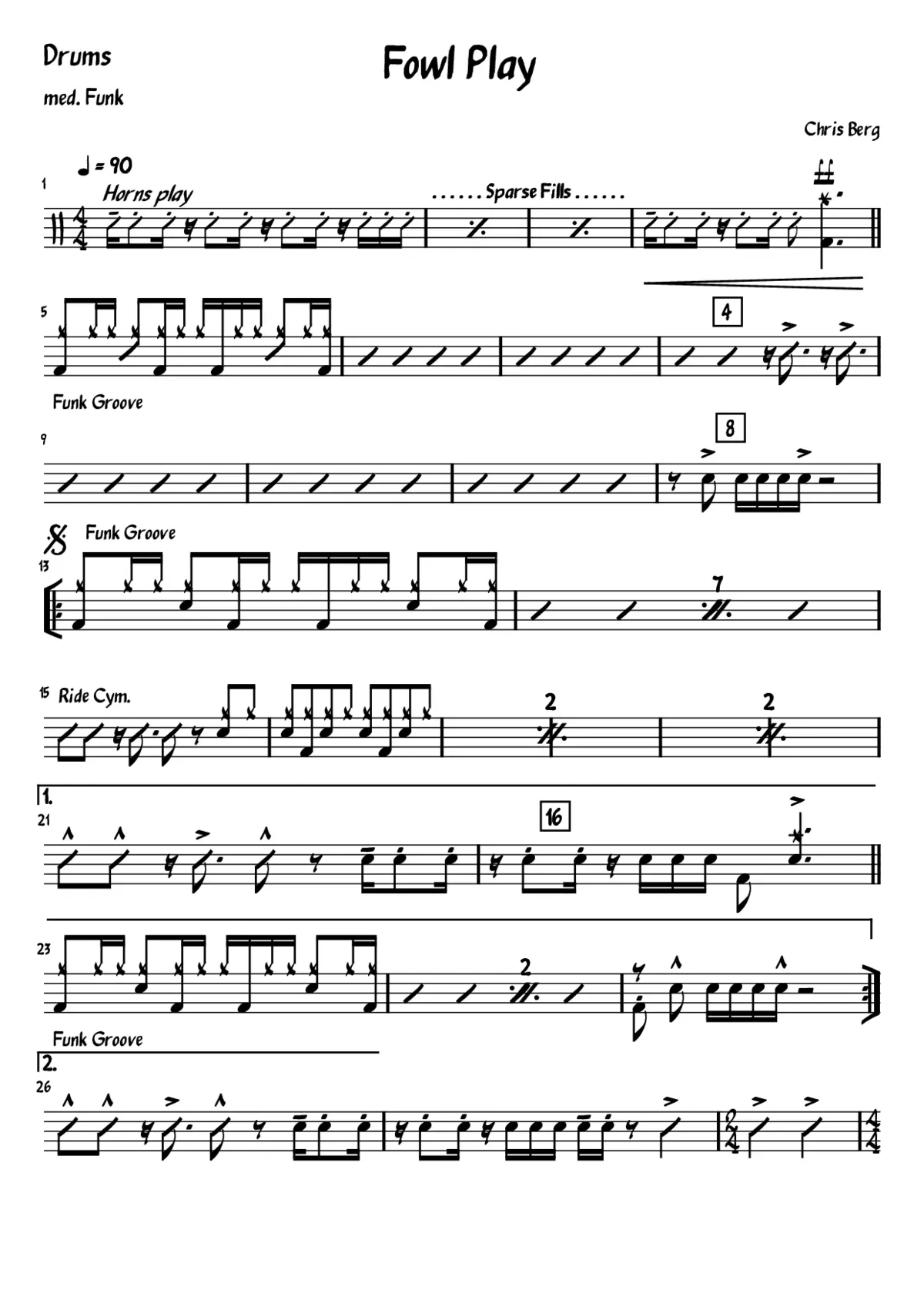 Fowl Play - Page 1