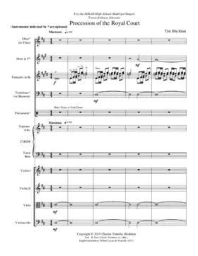 Procession of the Royal Court