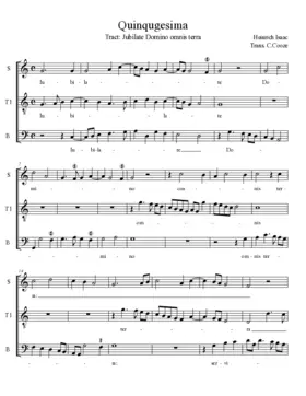 Tract: Iubilate Domino