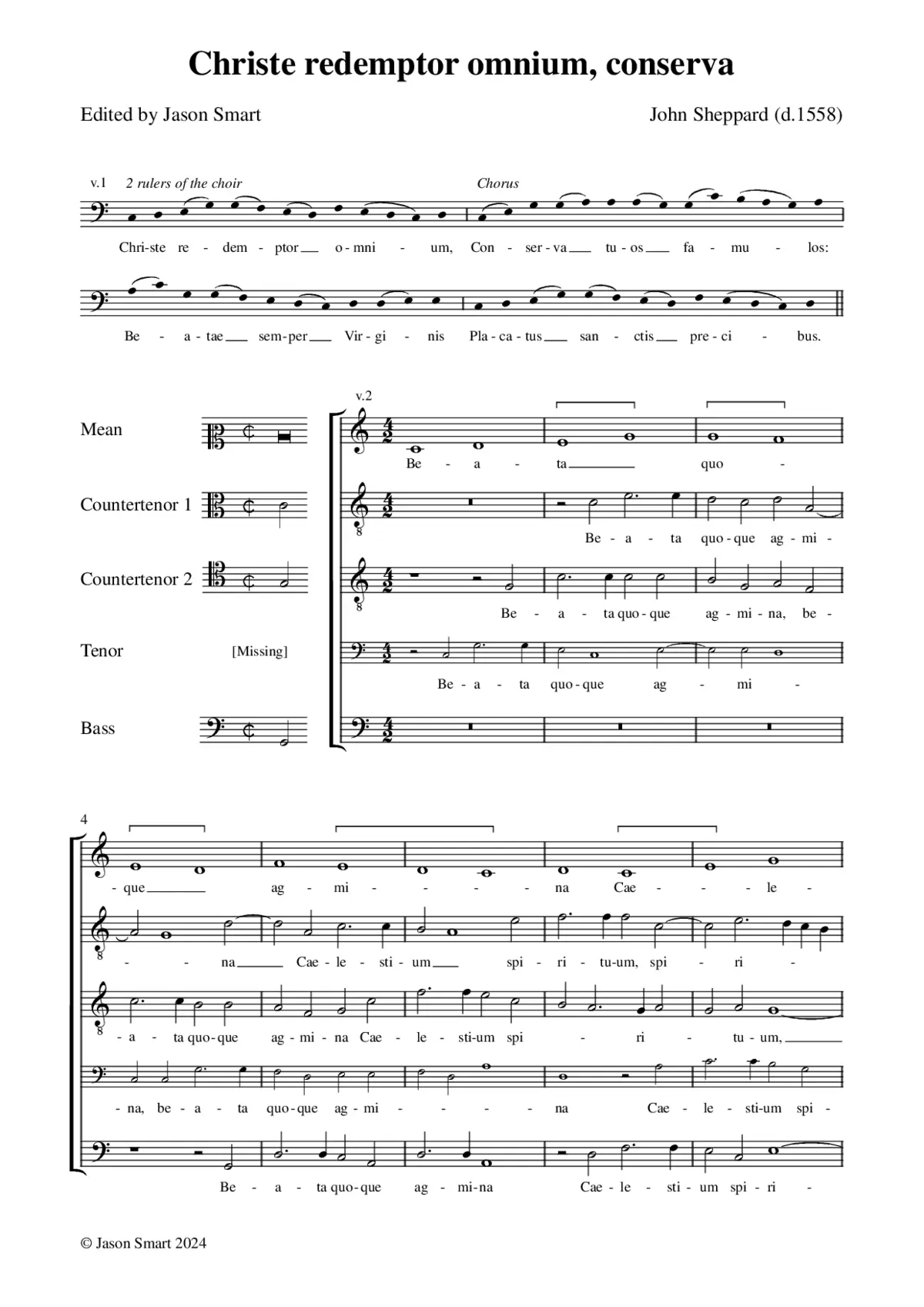 Christe redemptor omnium - Page 1