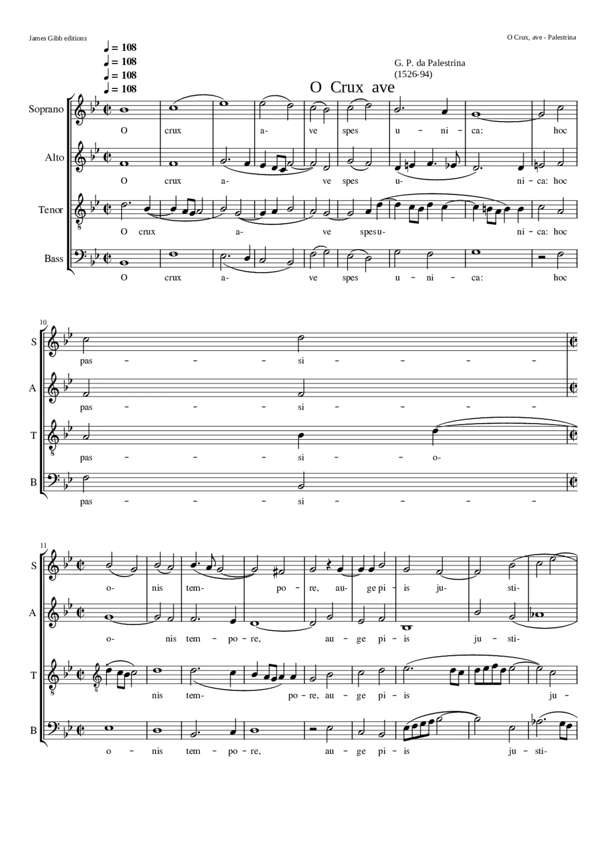 O crux ave spes unica - Page 1