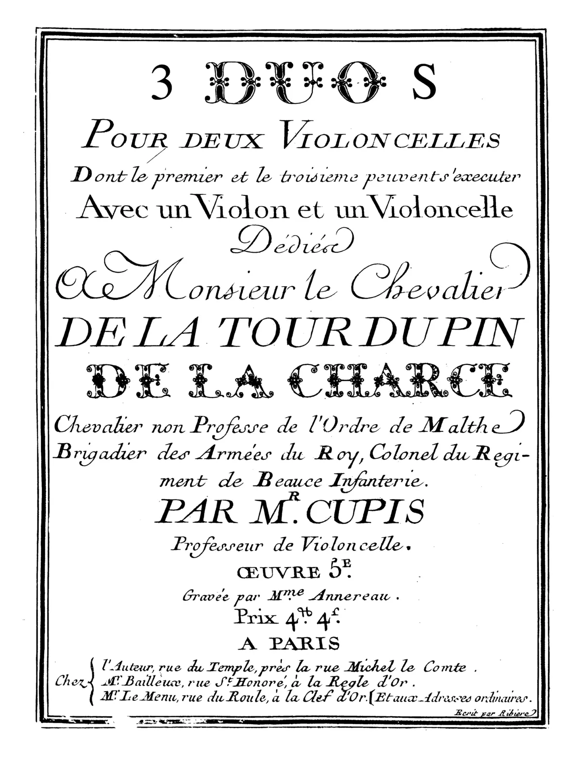 3 Duos, Op.5 - Page 1