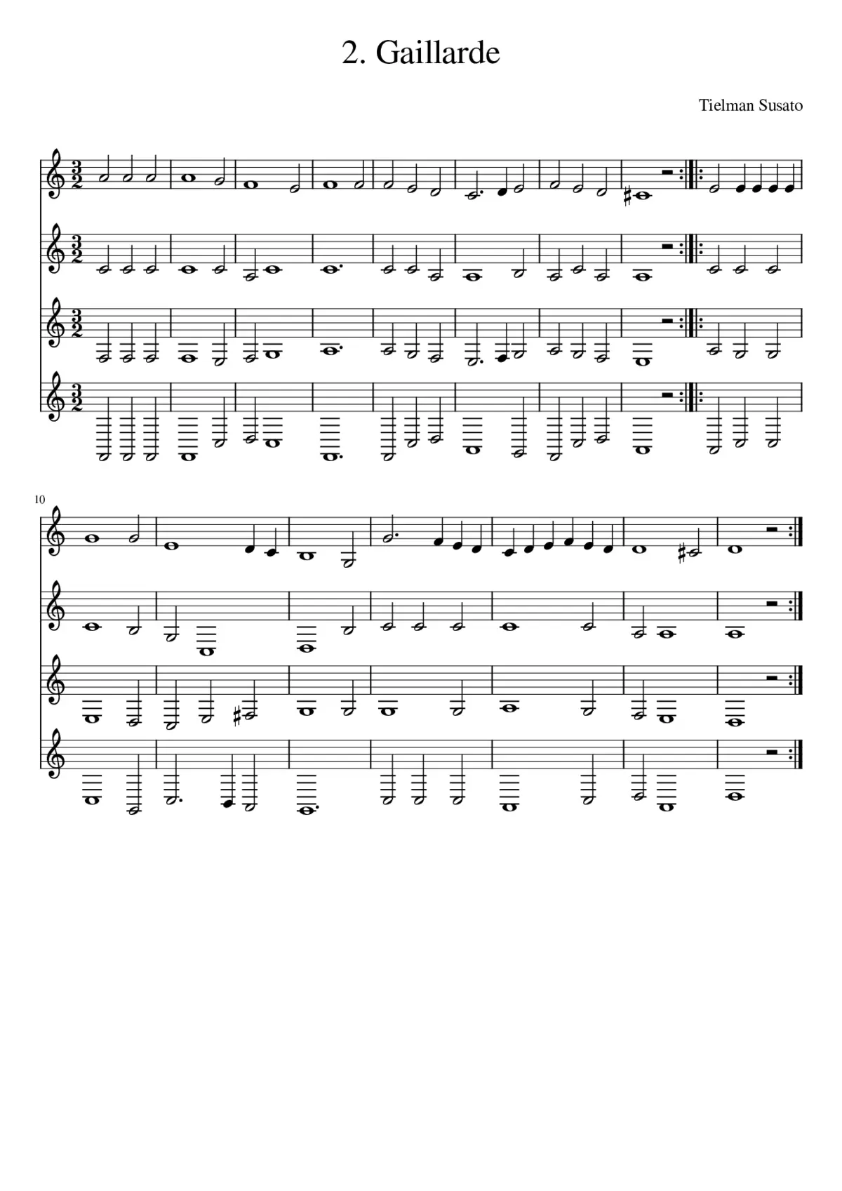 2. Gaillarde - Page 1