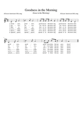 Jesus Jesus Jesus in the morning