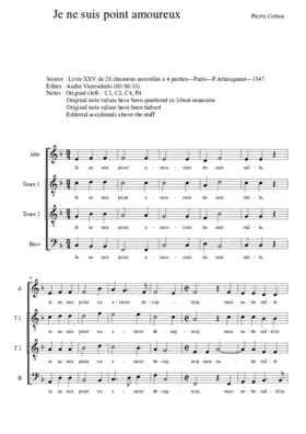 Je ne suis point amoureux