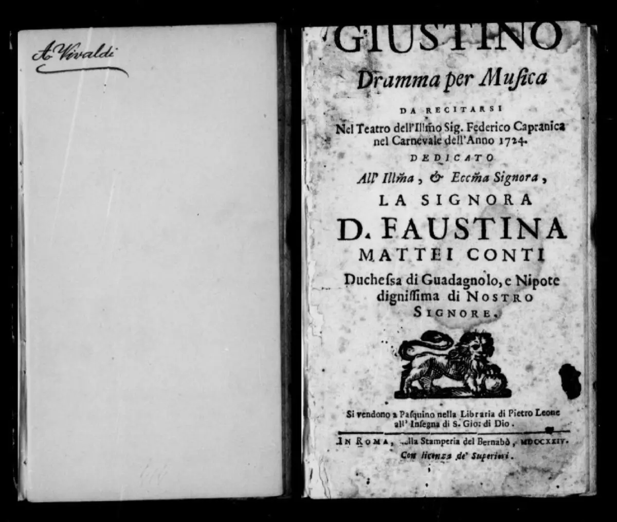 Giustino ; Il Giustino - Page 1