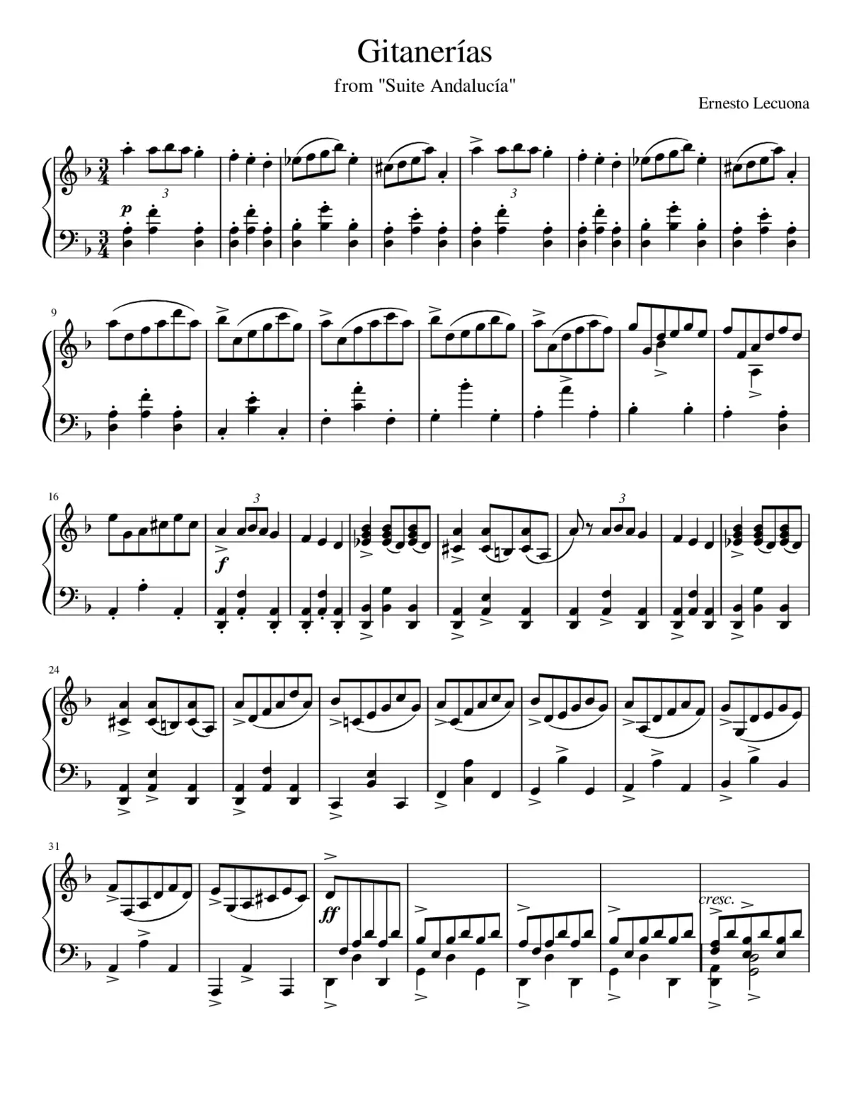 Gitanerías - Page 1