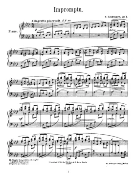 Impromptu, Op.5