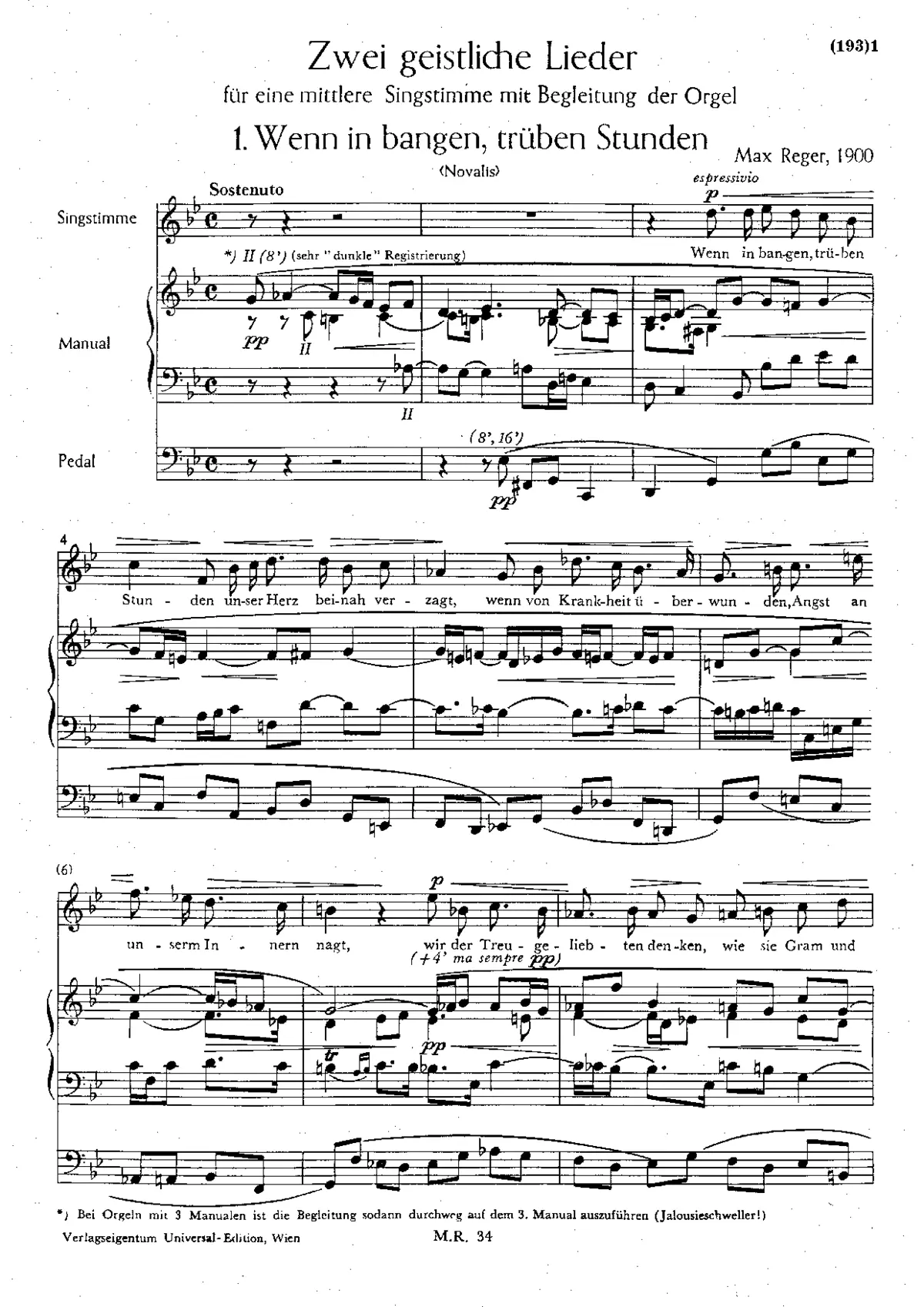 2 Geistliche Lieder - Page 1
