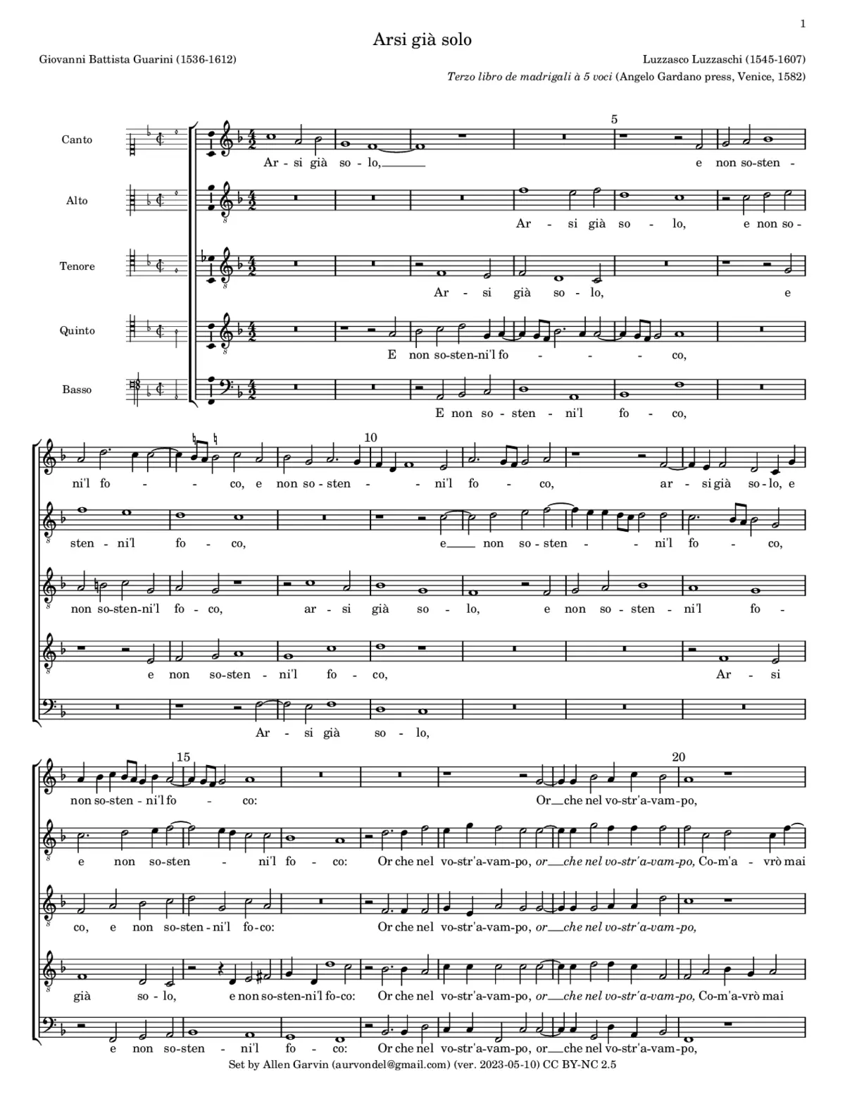 Arsi già solo - Page 1