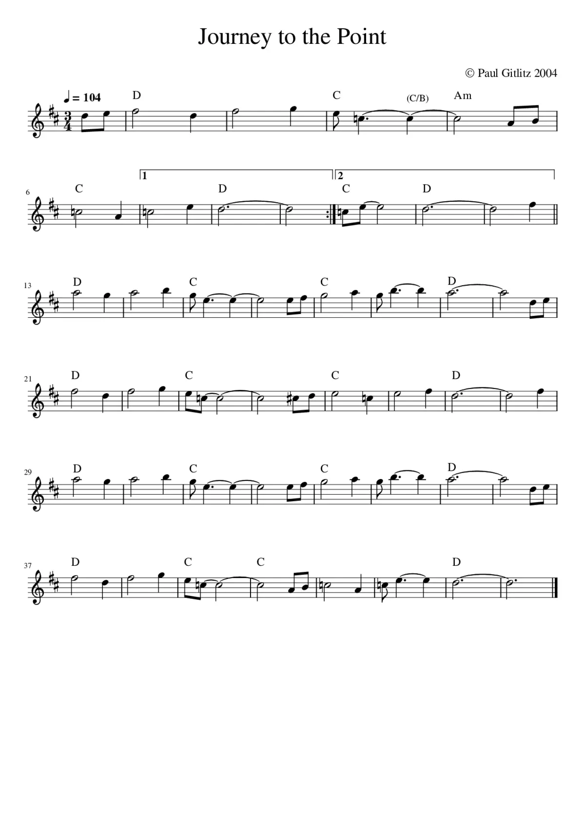 Journey to the Point - Page 1