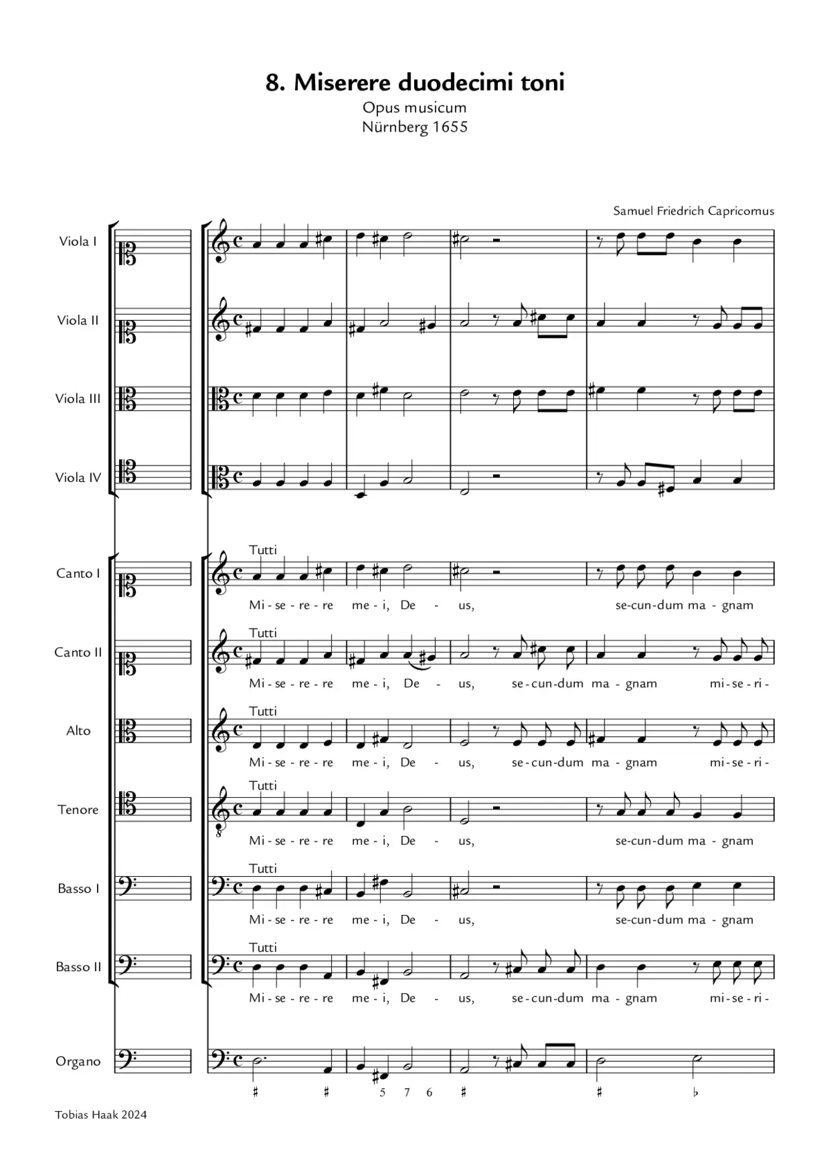 Miserere duodecimi toni - Page 1