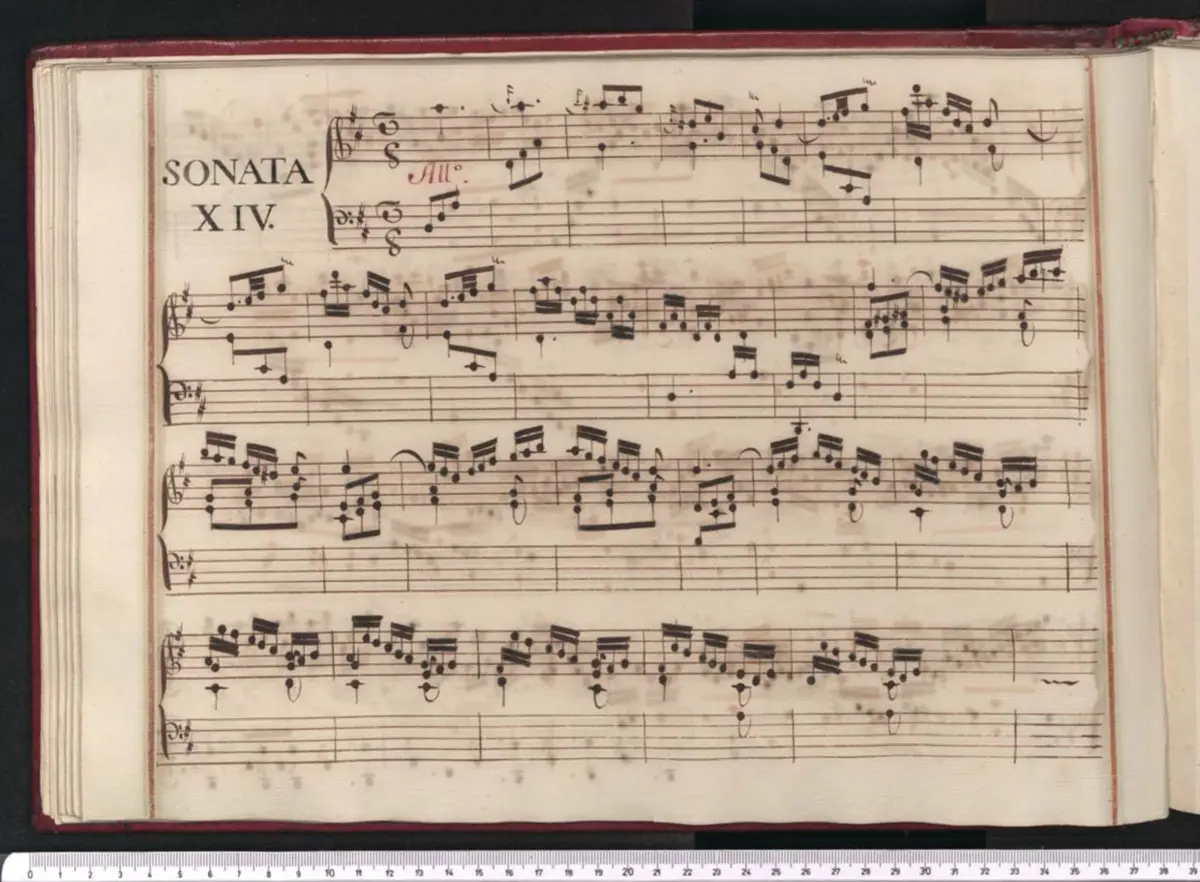 Keyboard Sonata in D major - Page 1
