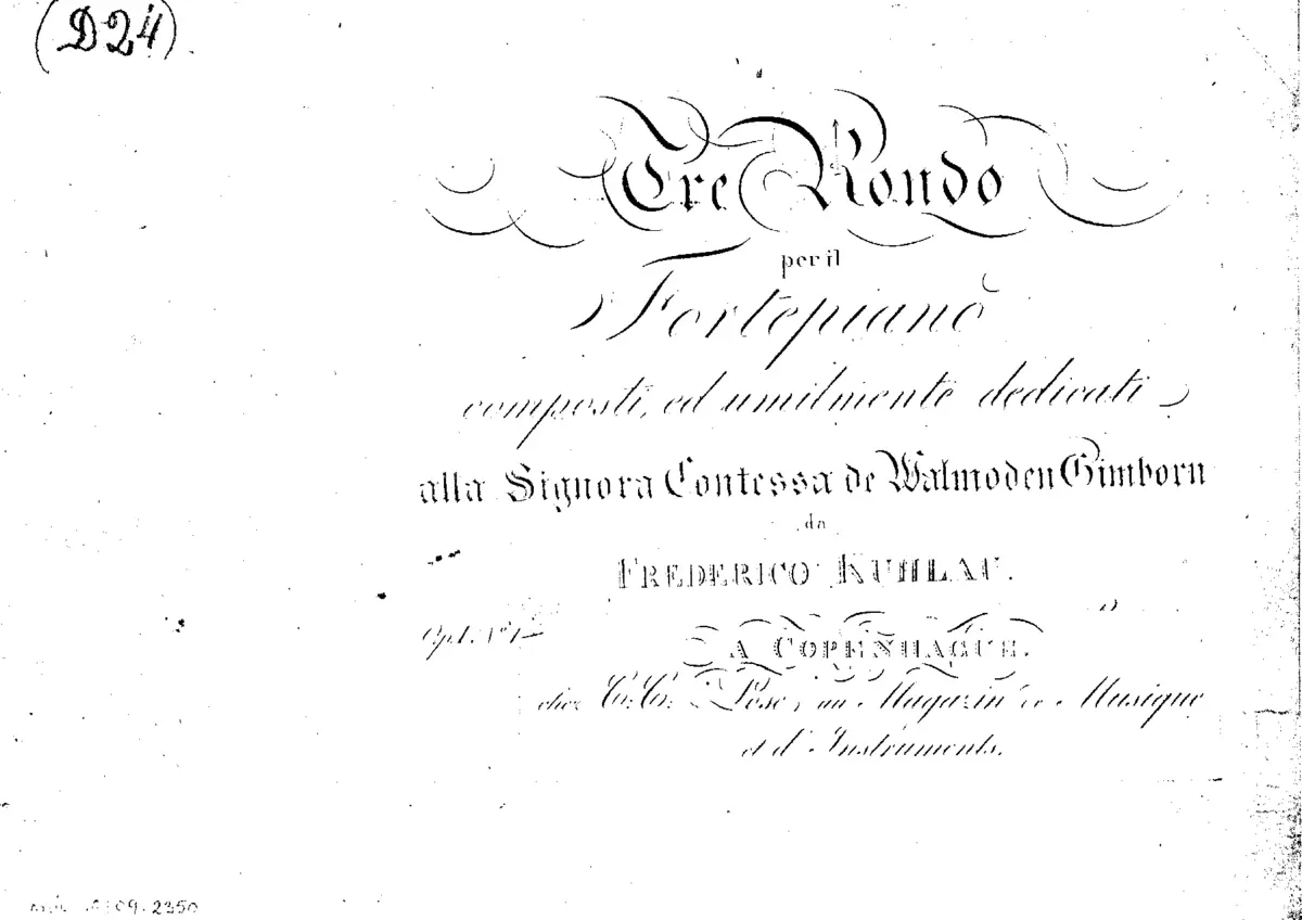 3 Rondos, Op.1 - Page 1