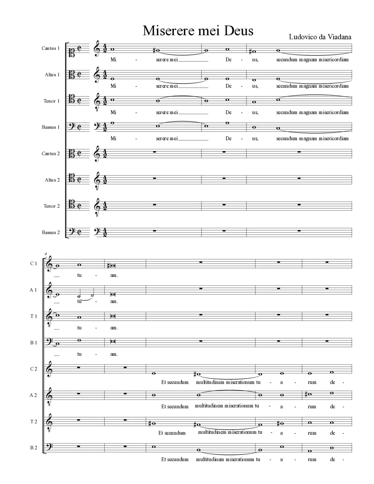 Miserere mei Deus - Page 1