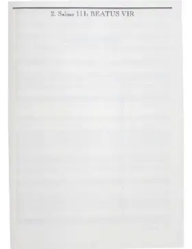 Salmo 111: Beatus vir