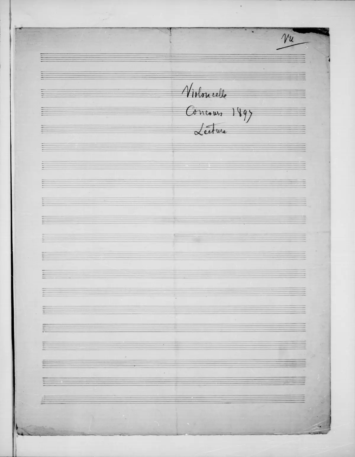 Morceau de Concours for 2 Cellos - Page 1