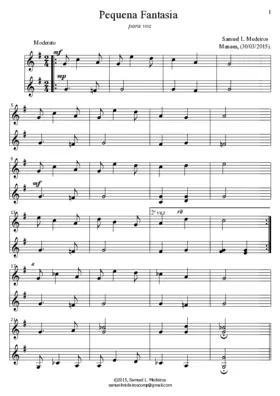 Pequena Fantasia para Voz