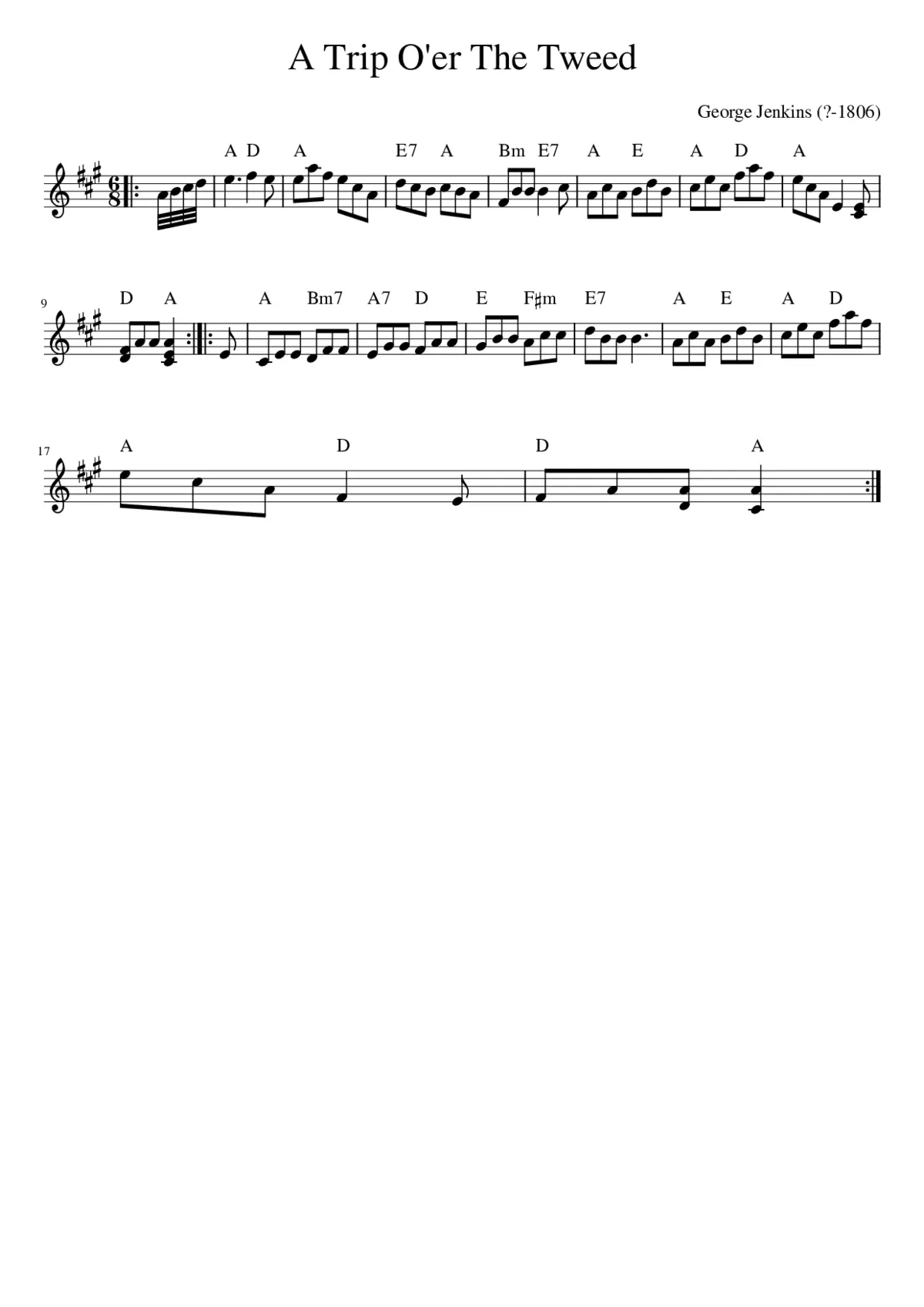 A Trip O'er The Tweed - Page 1