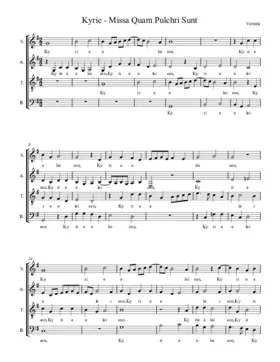 Missa Quam pulchri sunt
