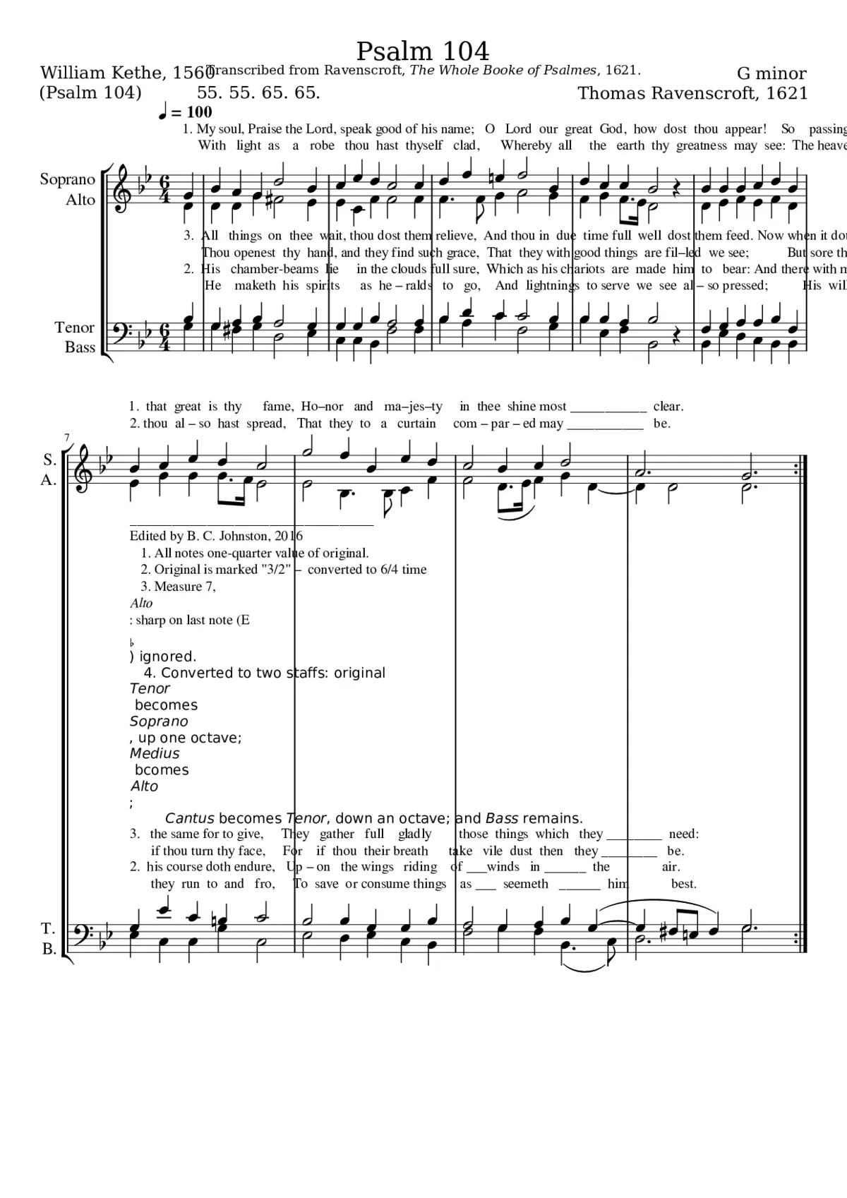 My soul praise the Lord speak good of his name - Page 1
