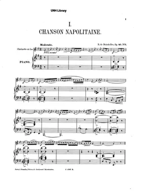 3 Pieces for Clarinet and Piano