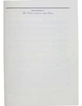 Sobre vuestro canto llano