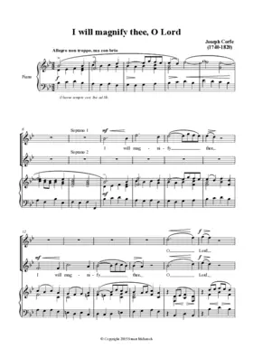 I will magnify thee, O Lord