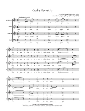 God is gone up in jubilation