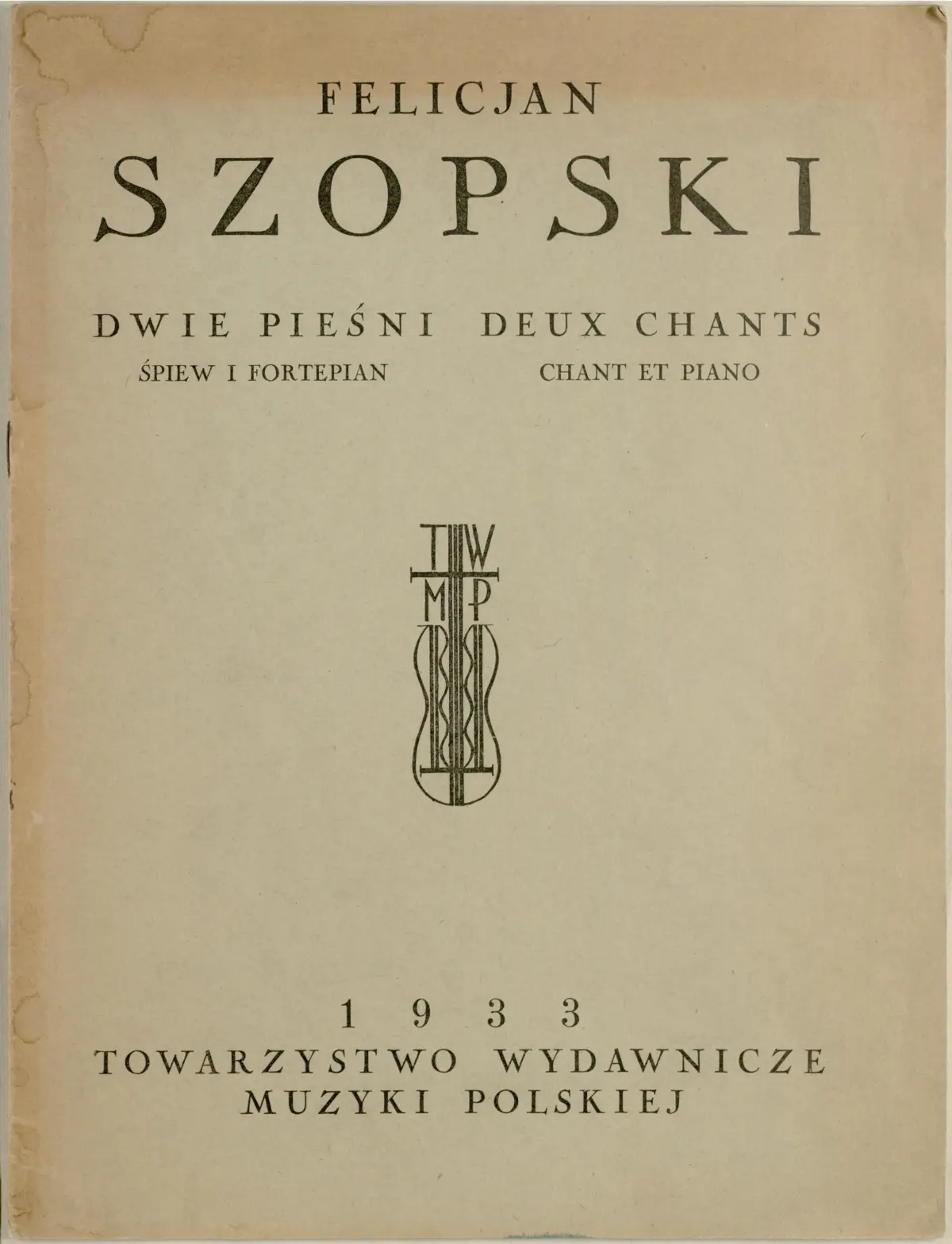2 Pieśni - Page 1