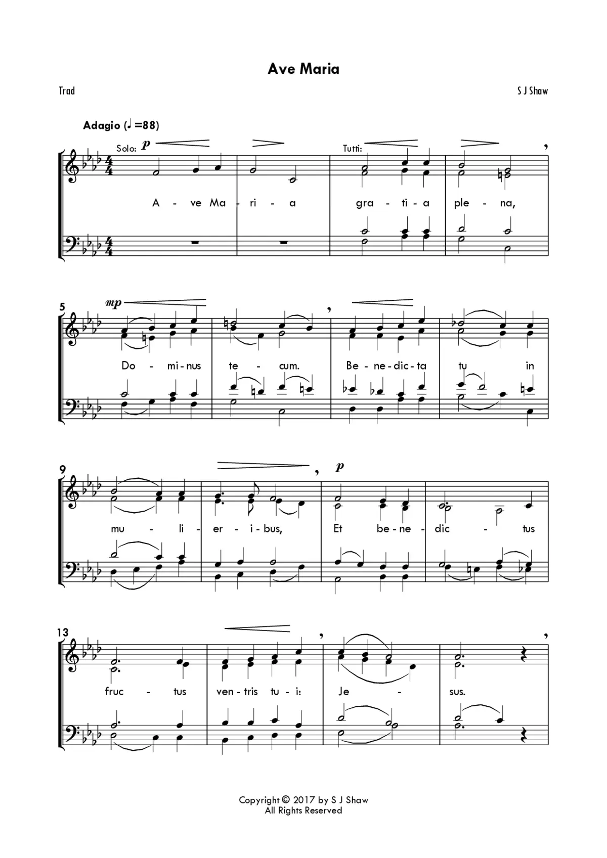 Ave Maria - Page 1
