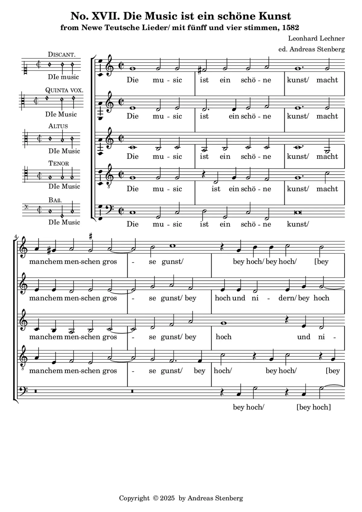 Die Music ist ein schöne Kunst - Page 1