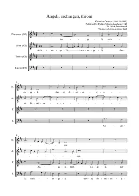 Angeli, archangeli, throni